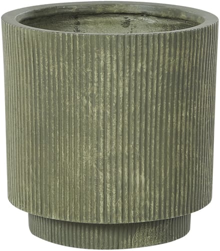 DARIA - Bloempot - Olijfgroen - 37 cm - Kleivezels