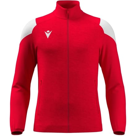Macron Glory Vanir Top Full Zip Heren - Rood / Wit | Maat: 3XL