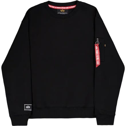 Sweatshirt Alpha Industries Label Back Print