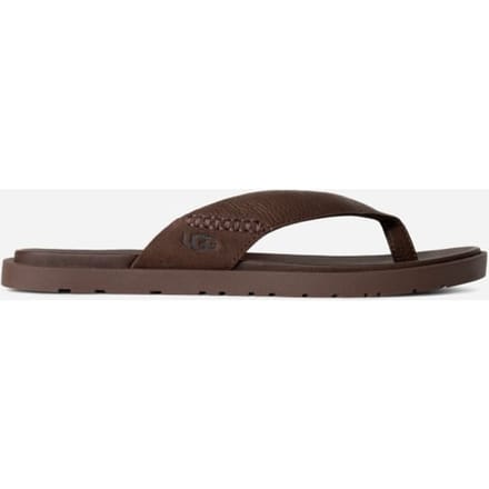 UGG® Seaside II Flip in Brown, Maat 40, Leder/Suede