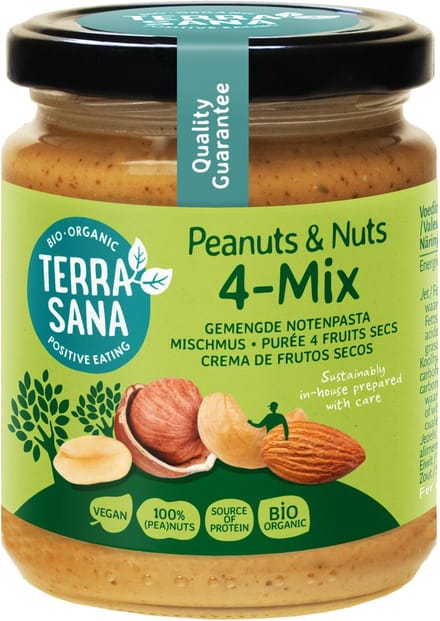 Terrasana Gemengde notenpasta (met pinda's)