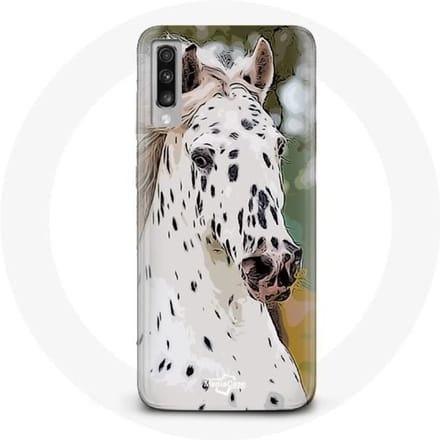 Hoesje voor Samsung Galaxy A70 Appaloosa Wit Paard