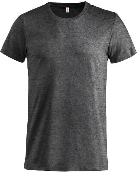 Basic-T bodyfit T-shirt 145 gr/m2 antraciet mel. m
