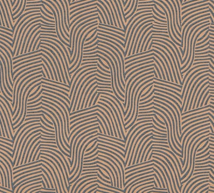 GOLVEND BEHANG | Abstract - Zwart Goud - Living Walls Daniel Hechter 7
