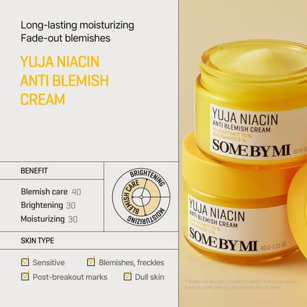 SOME BY MI Yuja Niacin Anti-Vlekken Crème 60ml AUTHENTIEKE WINKEL