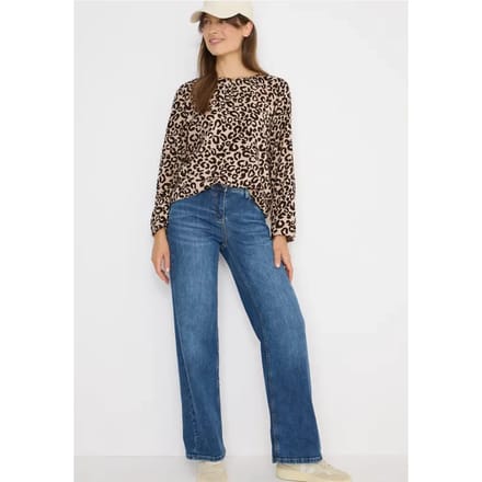 Gedessineerde blouse