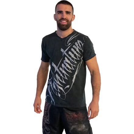 T-shirt met V-hals Fightnature