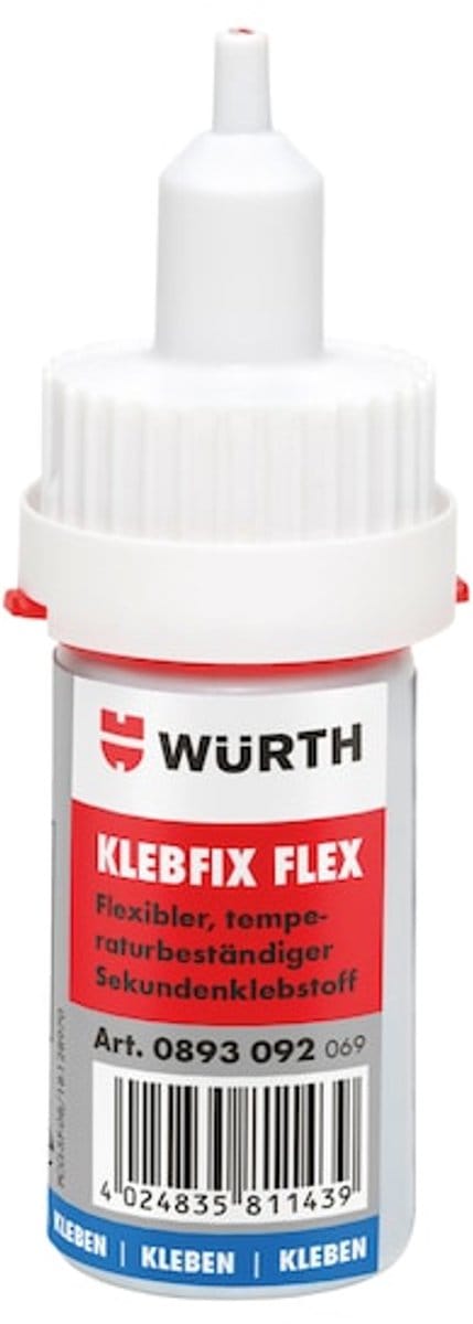 Wurth - Secondenlijm klebfix flex - secondenlijm klebfix flex x 1 st inhoud 18.8 ml