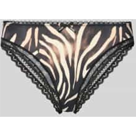 Dames Microvezel Slipjes met Kant 50545733