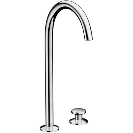 AXOR One 2-hole lavatory mixer Select 260 with Push-Open drain set 48060000