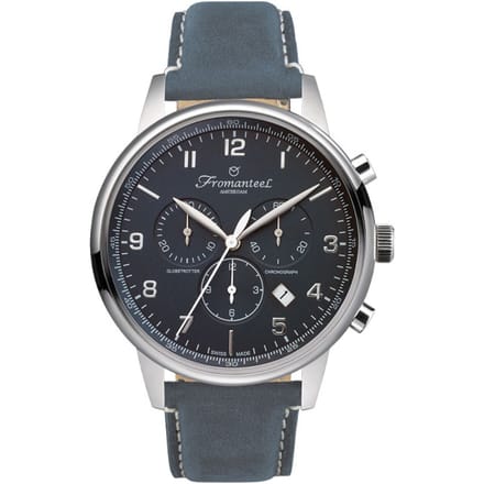 Refurbished Fromanteel Globetrotter Chrono GT-0702-022 Heren Horloge 42mm
