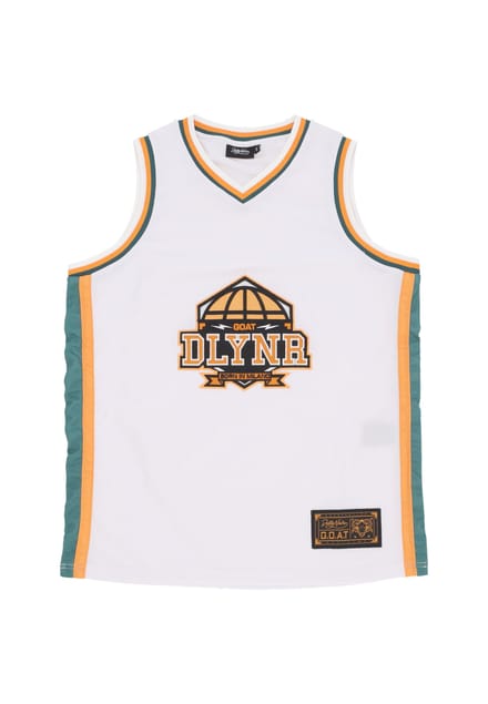 Basketbal type Man Geiten Tank boven wit