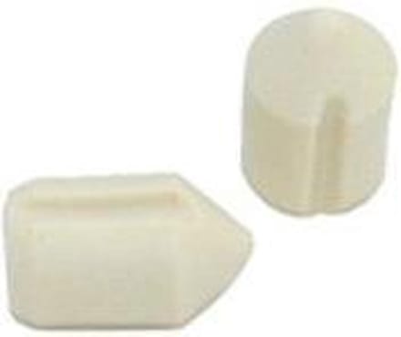AANSLAGDOPJES PN1 RAL 9010 4 Stuks. Deltafix. voor de deur.