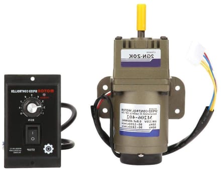 AC reductiemotor - Vertraagde motor - Snelheid verminderen - Instelbare snelheid - 6W 220V - Metaal