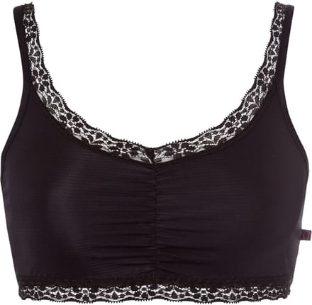 Bralette Bee Lace Bustier met kantdetails en in licht glanzende look