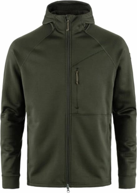 Fjällräven Abisko Grid Fleece Met Volledige Rits Groen L Man