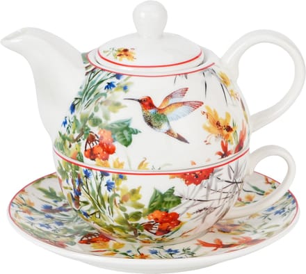 Duo Gifts - Linnea Tea for One set - Bloemen - Kolibrie