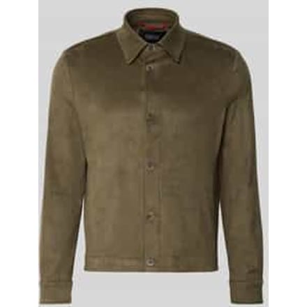 regular fit hemdoverhemd met kentkraag model 'TOTO'