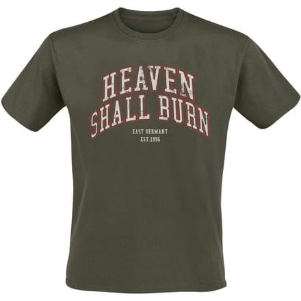 Heaven Shall Burn T-shirt - Never surrender - S tot 3XL - voor Mannen - groen