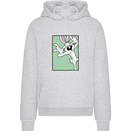 Hoodie Merchcode Looney Tunes Bugs Bunny Funny Face