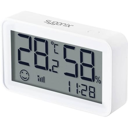 Sygonix SY-4904438 Thermo- en hygrometer met app Wit