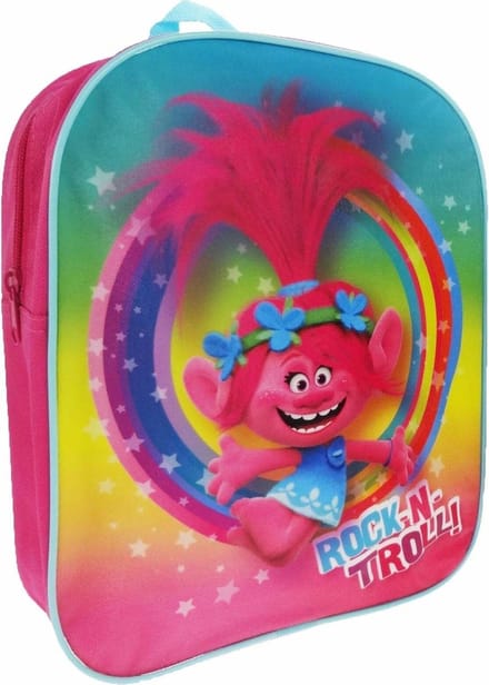 TROLLS Rock-n-Troll Rugzak Sterren met lichte glitter 2-5 Jaar