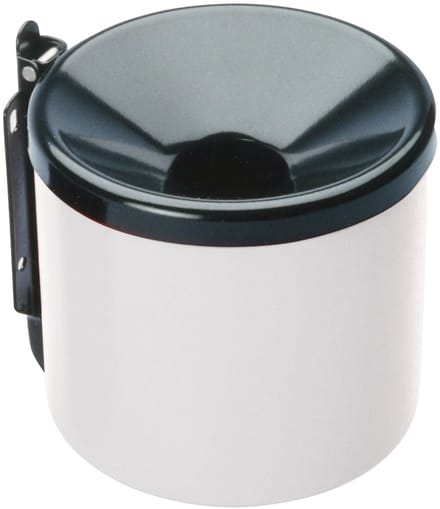 Meva Serie - Wandasbak - Zelfdovend - Wit - 9cm