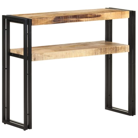 vidaXL - Wandtafel - 90x30x75 - cm - ruw - mangohout