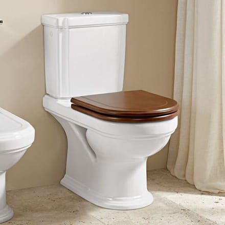 Villeroy & Boch Hommage pedestal washdown toilet for combination