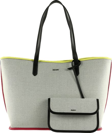 DKNY Schoudertas Shopper Hallie Tote Black Multi Veelkleurig