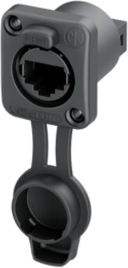 Neutrik etherCon Top airtight inbouwbus IDC NE8FDIS-TOP Bus, inbouw Zwart 1 stuk(s)