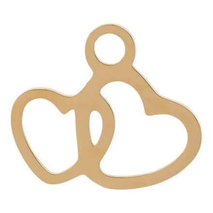 iXXXi-Jewelry-2 Hearts-Goud-dames-Bedel-One size