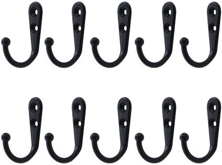 Wandhaken met schroeven 10-pack