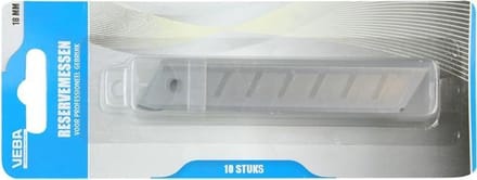 1x Reserve Messen 18mm - 10 Stuks