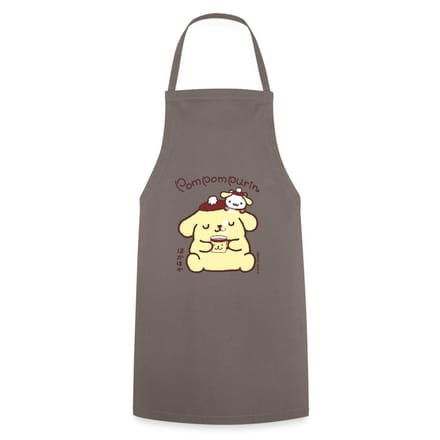 Pompompurin Drinkt Koffie Met Muffin Keukenschort