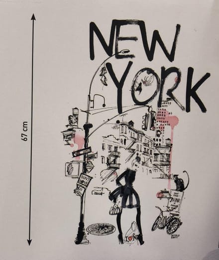Sticker I Muursticker I Deursticker I New York