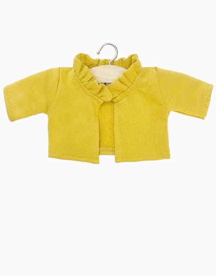 Minikane Poppenkleding Geel Vest Claudia 34 cm
