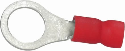 Cimco geïsoleerde ringkabelschoen vertind 0,5-1mm² M10 - rood per 100 stuks (180029)