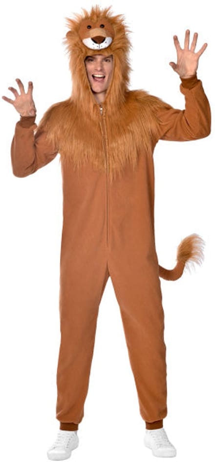 Leeuw Onesie Plush Volwassenen - Maat M