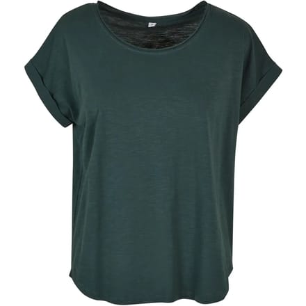 Build Your Brand - Lang Slub Dames T-Shirt maat L
