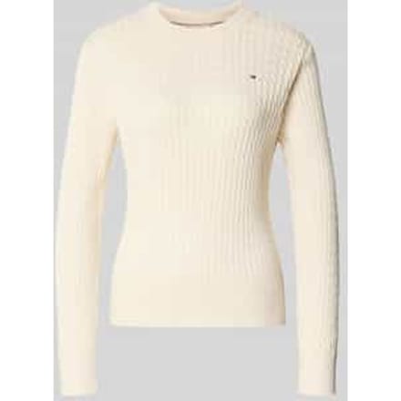 Slim fit pullover van puur katoen