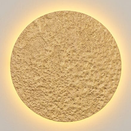 Holländer LED wandlamp Meteor, Ø 55 cm, goud