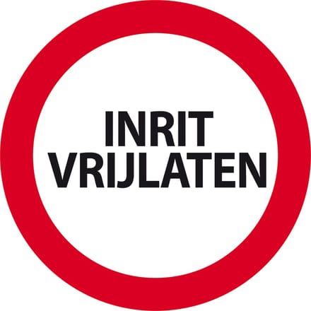 Carpoint Bord Inrit Vrijlaten - Ø 24cm - Kunststof