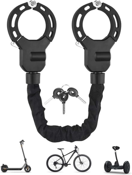 Veilig E-scooterslot met Tas - Handboenslot voor Fietsen en E-bikes