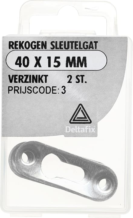 Rekogen sleutelgat 40x15mm vz 2st Deltafix