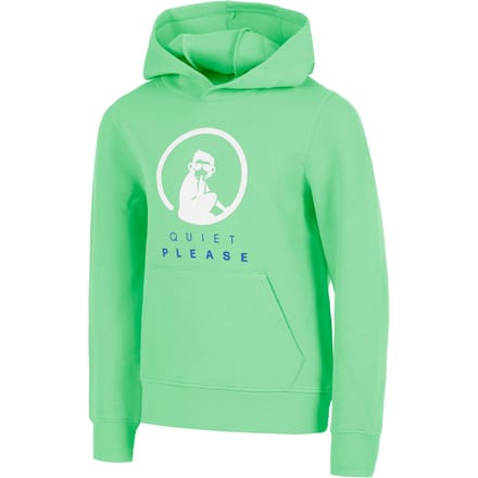 Quiet Please Joy Baseline Logo Sweater met capuchon Jongens