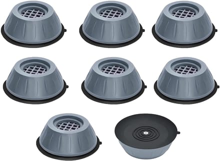 Trillingsdempende pootjes voor wasmachine/droger Grijs