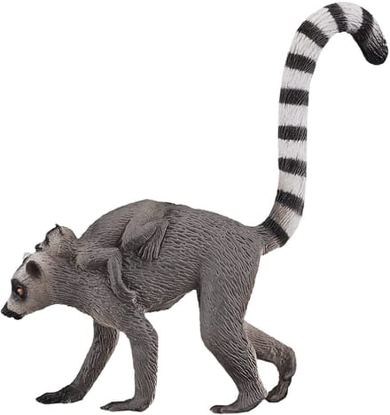 Mojo Wildlife Ring-tailed Lemur with Baby - 387237