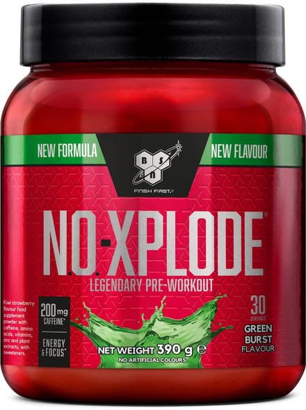 BSN N.O.-Xplode 3.0 Pre Workout - Pre-Workout – Green Burst – 30 doseringen (390 gram)