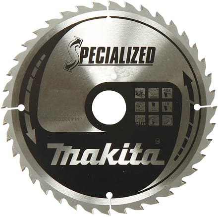 Makita SPECIALIZED Zaagblad 190x30x44Z - B-54449